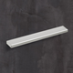 Greeplijst Stabia, boorafstand 128, L 140 mm, B 8 mm, H 20 mm, Aluminium geëloxeerd