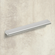Greeplijst Stabia, boorafstand 128, L 140 mm, B 8 mm, H 20 mm, Aluminium geëloxeerd