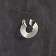 Greep Tolfo, boorafstand 32, L 76 mm, B 76 mm, H 26 mm, roestvrij staal finish geborsteld