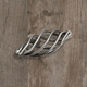 Bouton Valentia, L 79 mm, H 41 mm, aspect étain
