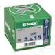 Houtschroef SPAX-S PK Pozidrive met verzonken kop 3.5 x 15