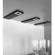 Set 1 led roeled 3W 3000K 12V zwart-centrale schakelaar - konvertor