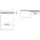 Chic line porte cravattes anthr.  l.310mm gauche 