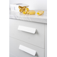 Poignée switch ea160 l200 zamac blanc mat 