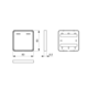 Mec Driver support noir pour 2 télécommandes 