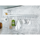 Horizon reling-kit 900mm zwart incl. bevestigingen, 3 haken en rolhouder