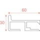 Horizon reling-kit 900mm zwart incl. bevestigingen, 3 haken en rolhouder