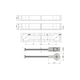 Raccord de tablette quick- M8 x150mm for.35mm 