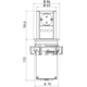 Elevator rvs-look b-f 1 st+usb charger