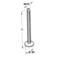 Vis regl.pour soccles M10x80 