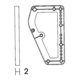Entretoise pour  superlift gris  