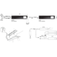 Key panel led kit 2x5W 3000K 24V zwart