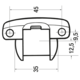 Charniére projet boîtier mb-6010 8010 tourillon 