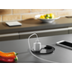 Twist mat zwart d-nl-l 2 stopcontacten -- 931.150*