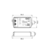 Led bewegingssensor microwave 12v max 36w