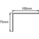 Consoles fixe 1168/ 75x100 blanc  