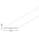 Slide cache B 2000 blanc 