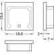 Eindstuk Smart16 wit