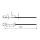 Chic line suppport pantalon suppl. anthr. l.340mm 