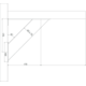 Support de bar korfu corpus h:170 mm noir mat 