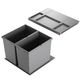 Hailo allegro c.60 cm h.350 mm 2x28l anthracite 