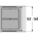 Hailo allegro c.60 cm h.350 mm 2x28l anthracite 