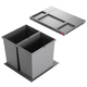 Hailo allegro c.60 cm h.380 mm 2x28l anthracite 