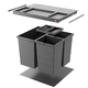 Hailo allegro c.60 cm h.380 mm 28+2x13l anthracite 