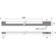 Moove5 ledprofiel 3m WDC 24V 10W/M zwart