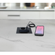 Spin zwart b-f 1 stopcontact + 1 usb C