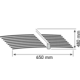 Broekenhouder d48xb67cm antraciet telescop.