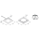 Hera set 2 x fq-68 Led 4w 24V 3000K look inox +transfo Led 15 