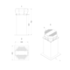Novy moteur toit plat 78,4 cm haute 