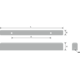 Greep SHade ba128 l138 zamak geborsteld RVS-look