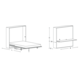Click v top lit escamotable 163x202 