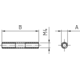 Douille taraude M4 chrome 30mm 
