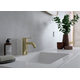 Damixa silhouet pr lavabo small messing poli 