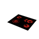 Novy vitrokeramisch Power 60 cm afgeronde boord