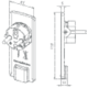 Evoline extra platte plug+contrastekker nl wit1,5m 1,5m 250v/16a nl versie