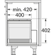 Poubelle hailo triple XL 90cm 84l 3 x 28l 