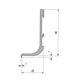 Greeplijst L- vorm bronskleur 5000mm