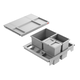 Hailo separato poubelle k 60 cm 35l 18l + 2x8,5l 