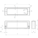 Greep cubico ba192 l201,5 zamak chroom