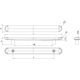 Greep BRUTUS BA160 L224 eik