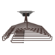 Supp.porte-manteau 35cm moka telescopique