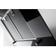 Novy Vision 90 cm zwart glas wanddampkap recircul