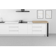 Tablette mobile 90° alu anthrac 800x550mm gauche 