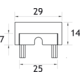 Embouts (2) pour profil led Channelline 12 encastransfo e 