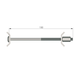 Tablet verbinder - 150mm ijzer