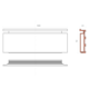 Aansluitplint wit XP50 - X2 - W-set 10 (10 sets)